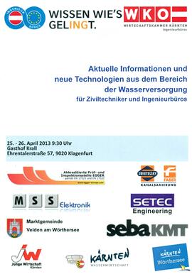 04-2013 Wasserversorgung INFO - Tagung